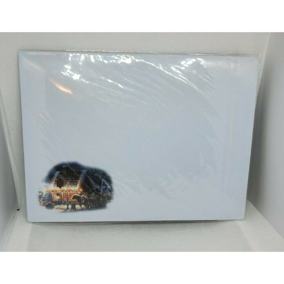 Christmas Greetings Terry Redlin Detailed Art Decorative Greeting Card - Picture 7 of 9